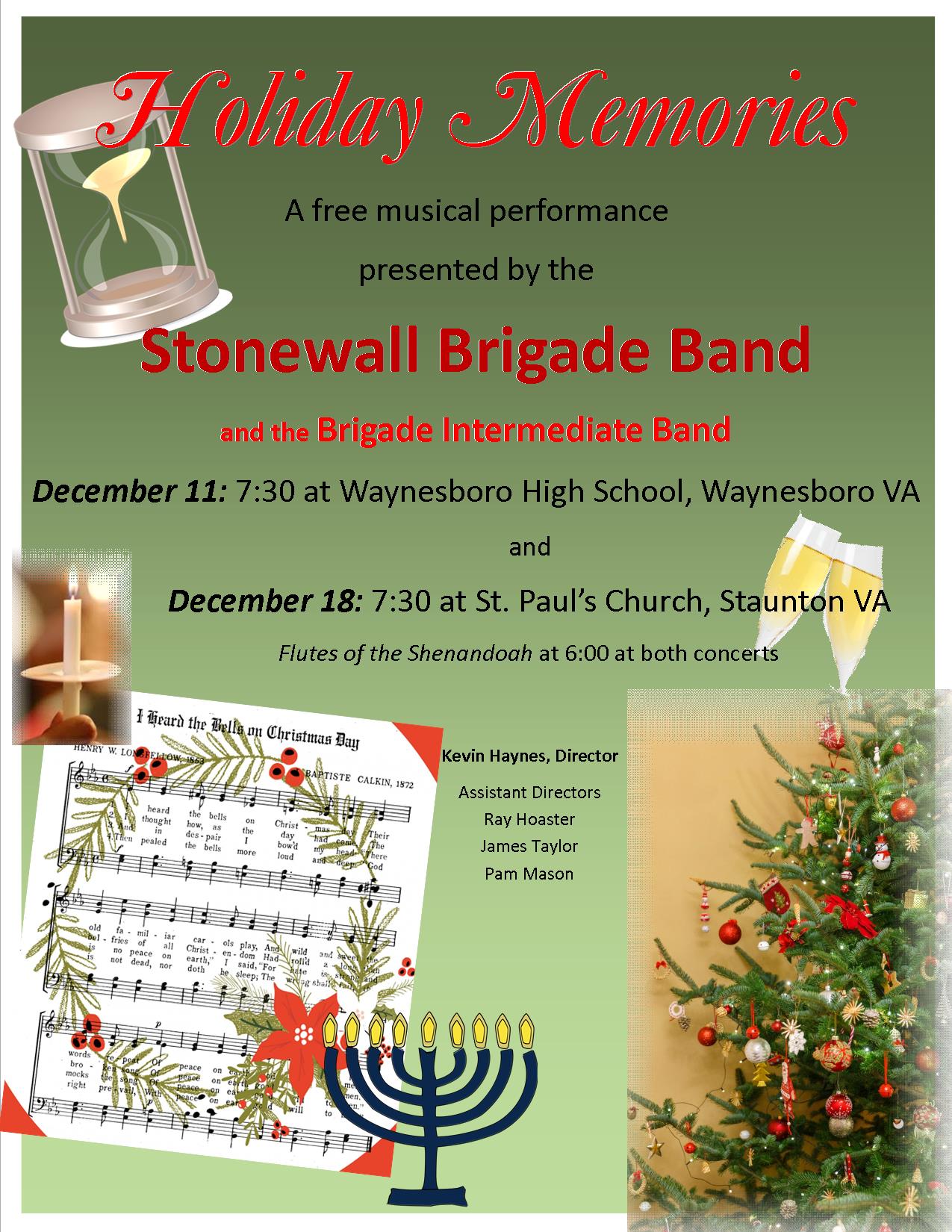 The Stonewall Brigade Band In Continuous Operation Since 1855